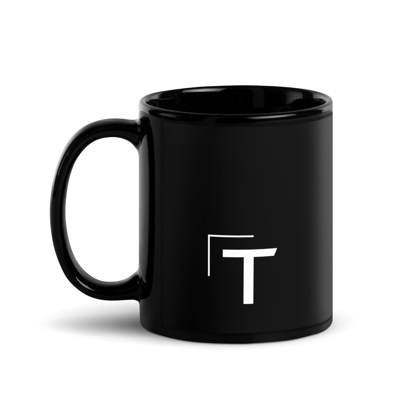 Taylor Black Glossy Mug
