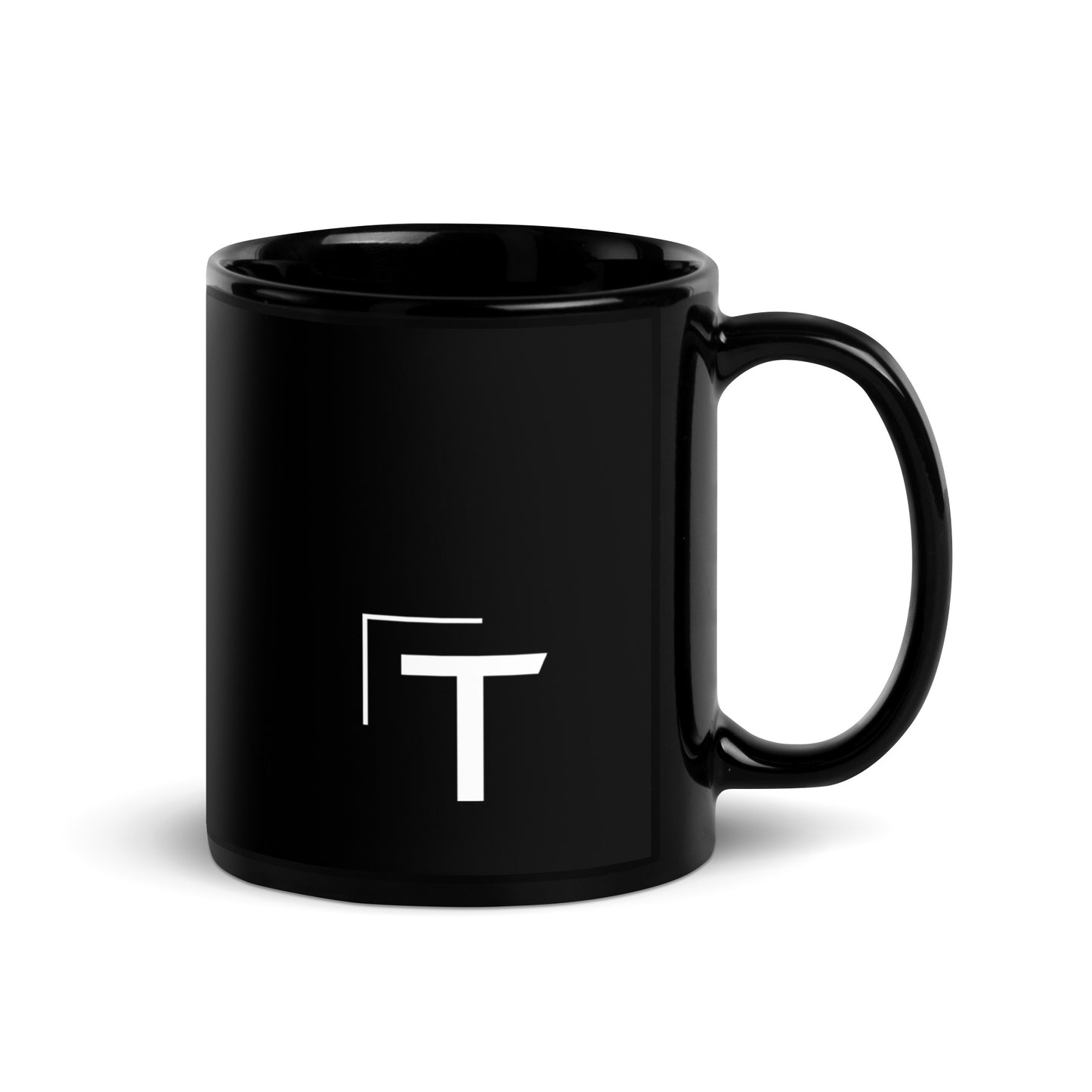 Taylor Black Glossy Mug