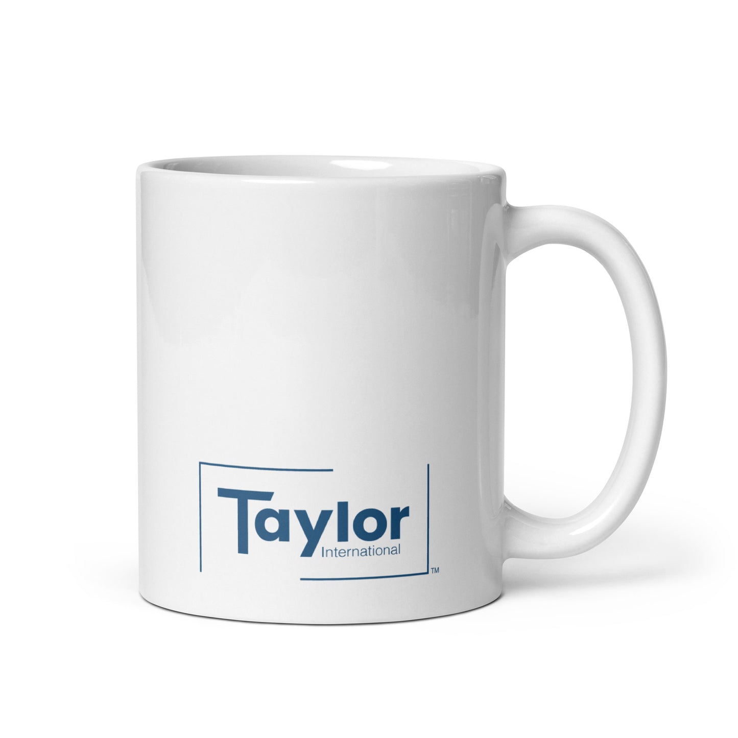 Taylor White Glossy Mug