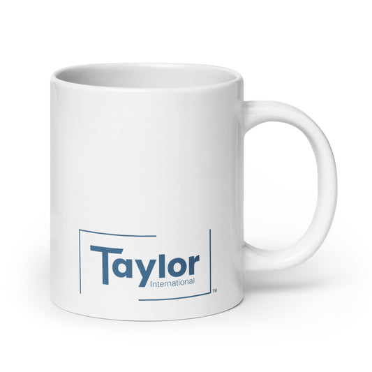 Taylor White Glossy Mug